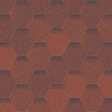 Битумная черепица «Мозаика» «Огненная лава»