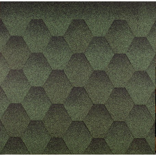 Битумная черепица «Мозаика» «Зеленая эко»