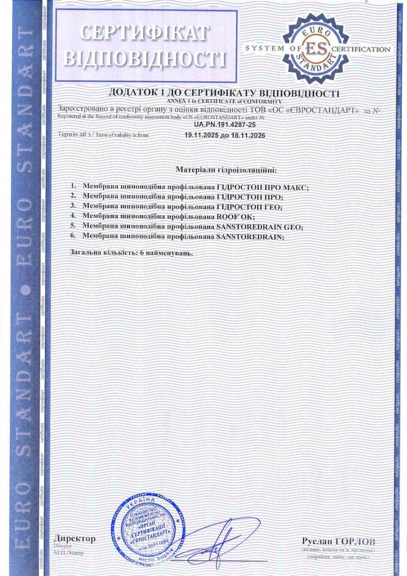 Сертификат соответствия